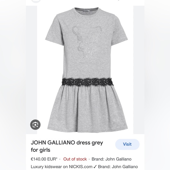 💀 JOHN GALLIANO Rhinestone Skull Dress - Picture 3 of 8